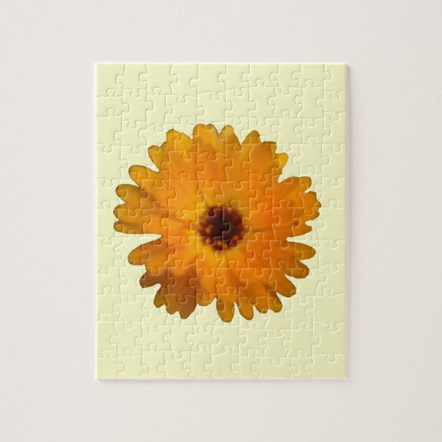 Orange Marigold Puzzle Pussel (Vertikal)