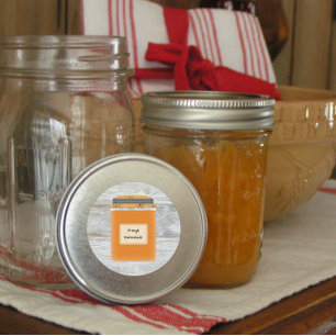 Orange Marmalade Sticker Runt Klistermärke