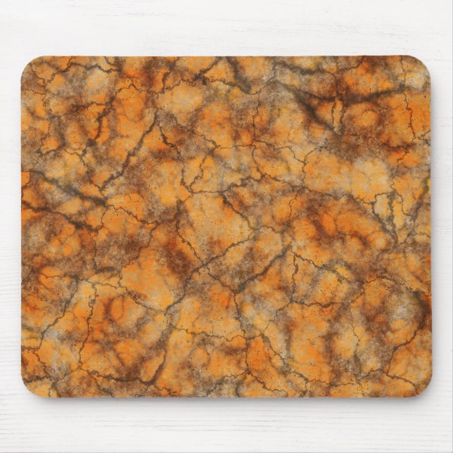 Orange marmor musmatta (Framsidan)