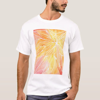 Orange marmorskjorta tee shirt