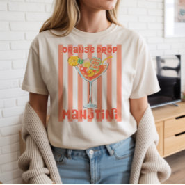 Orange Martini Mahjong T-Shirt