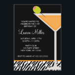 Orange Martini och Zebra mönstrad Inbjudningar<br><div class="desc">Börja din födelsedagsbäcken i stil genom att skicka inbjudningar till den här chicen med en rosa martini med zebra bakgrund. Perfekt för möhippor,  flickor som är ute på natten,  möhippor,  födelsedagsfester,  cocktail party med mera! Art © JW ILLUSTRATION</div>