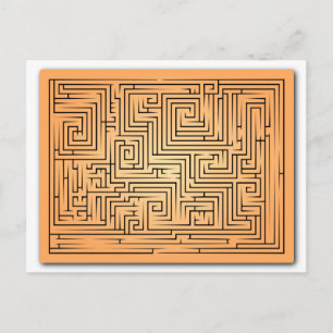 Orange Maze Vykort