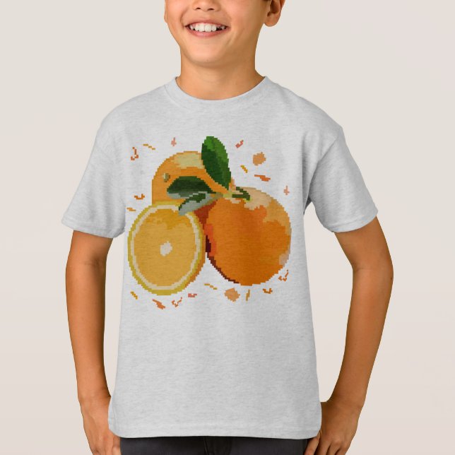 Orange med sprit. t shirt (Framsida)