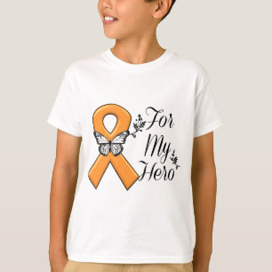 Orange medvetenhetband för min hjälte t shirt