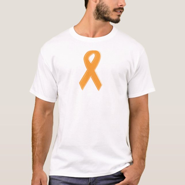 Orange medvetenhetband t shirt (Framsida)