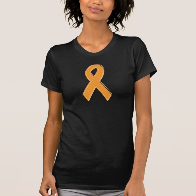 Orange medvetenhetband tee (Framsida)