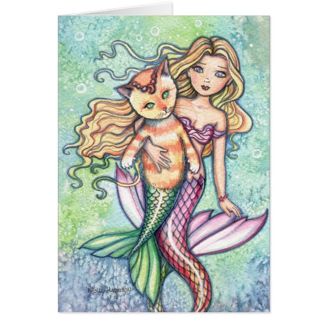 Orange Mercat Siren Kort (Framsidan)