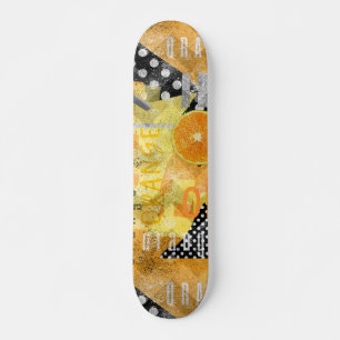Orange Mini Skateboard Bräda 18,5 Cm