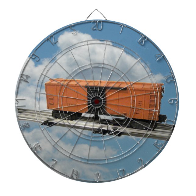 Orange Modell Boxcar Dartboard Darttavla (Framsidan)