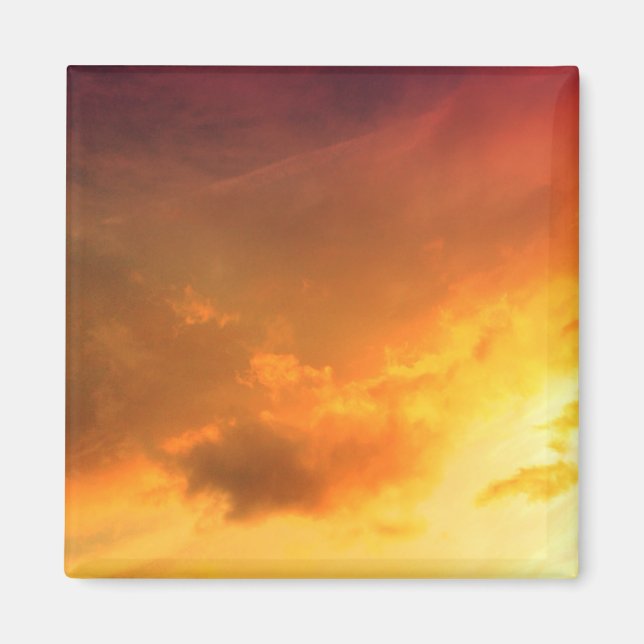 Orange moln magnet (Framsidan)