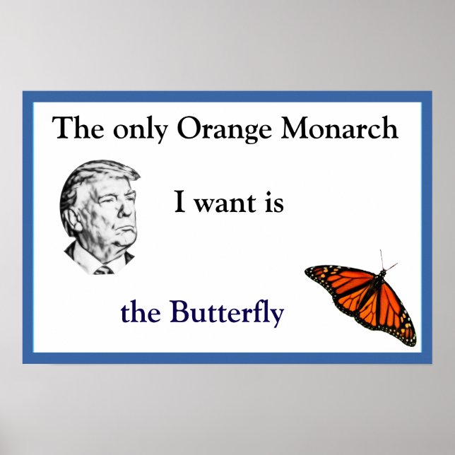 Orange Monark Affisch (Framsidan)