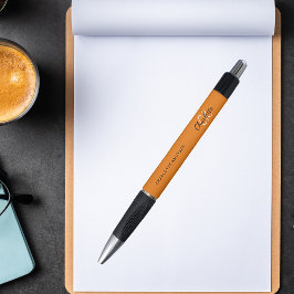 Orange monogramnamnskrift