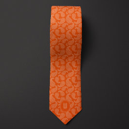Orange Monokrome Monogram Paisley Slips