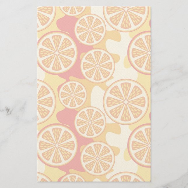 Orange mönster brevpapper (Framsida)