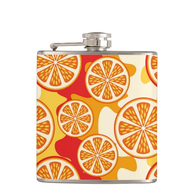 Orange mönster fickplunta (Framsidan)