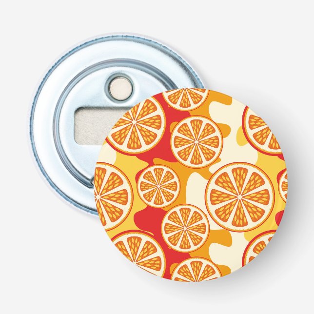 Orange mönster flasköppnare (Framsidan)