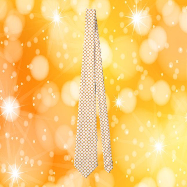 Orange Mönster Fruktskivor Slips (A tie with a fun pattern of orange slices)