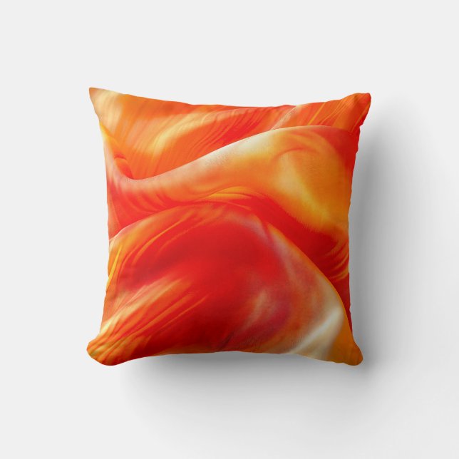 Orange Mönster Kudde (Framsida)