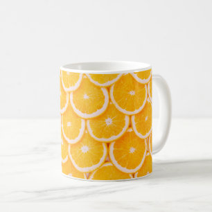 orange mönster mugg