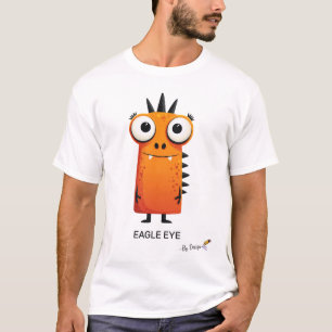 Orange Monster   ÖRNÖGA - Genom Design   Kul  T Shirt