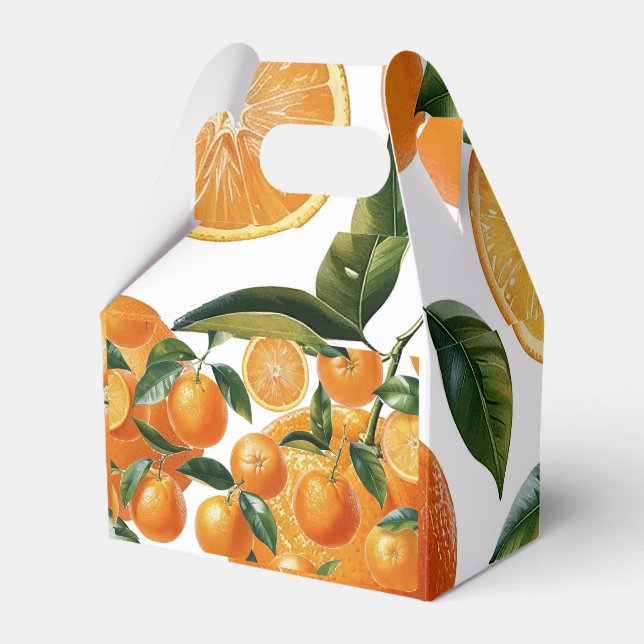 Orange Mönster Presentaskar (Framsidan Sidan)