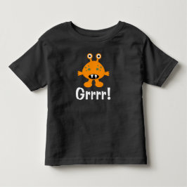 Orange Monster - Småbarn Bra Jersey T-Shirt