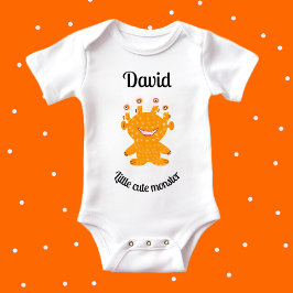 Orange monster t shirt