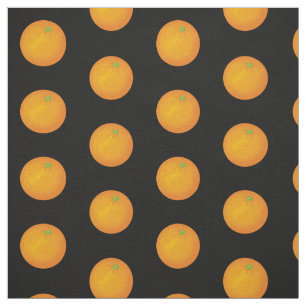 Orange Mönster Tyg