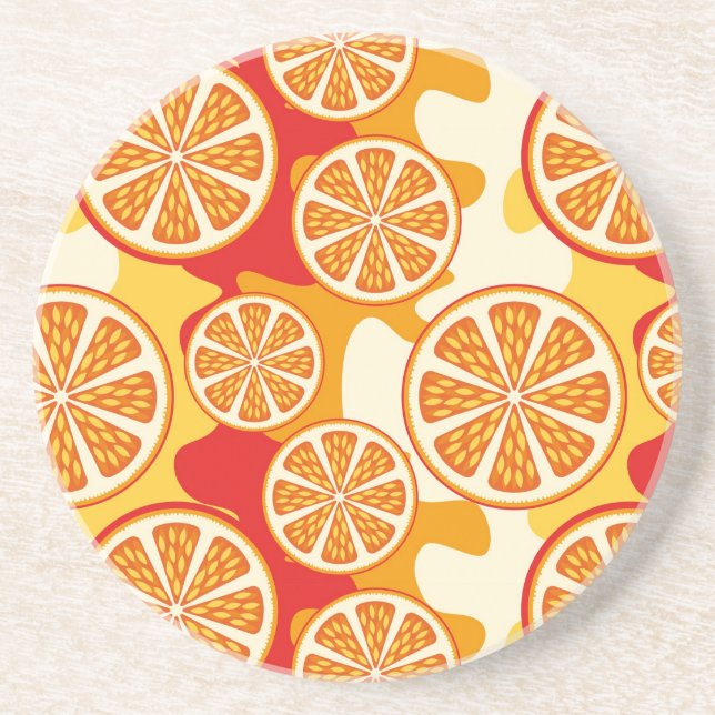 Orange mönster underlägg sandsten (Framsidan)