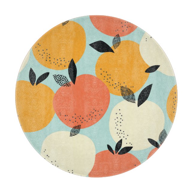 Orange Mönster: Viktig sömlös design. (Framsidan)