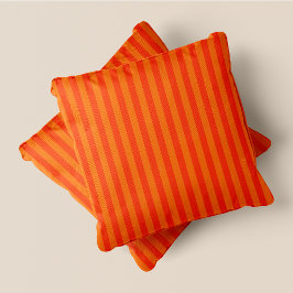 ORANGE & MÖRK ORANGE RAND KUDDE