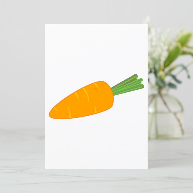 Orange Morot Grönsak Inbjudningar (Skapare uppladdad)