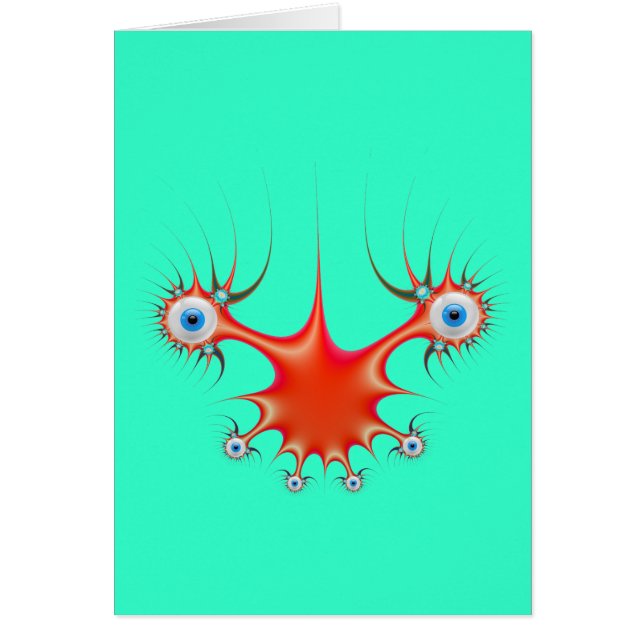 Orange Mu Hälsningskort (Framsidan)