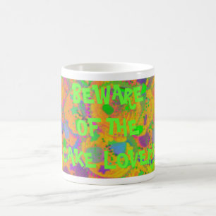 Orange Muffinsar "tårta älskare" mugg