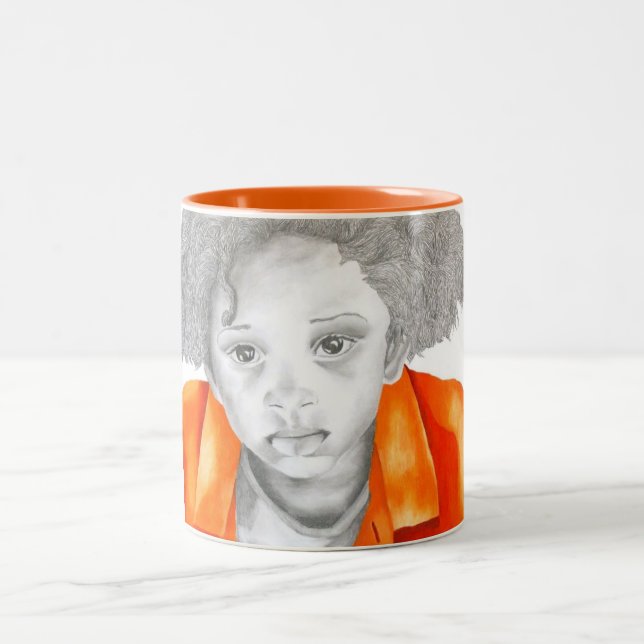 Orange mugg för pojke 1 (Center)