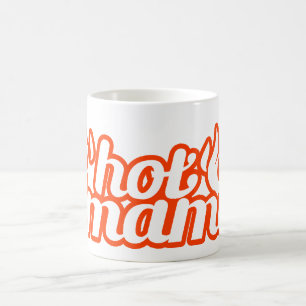 Orange mugg för varma mammor