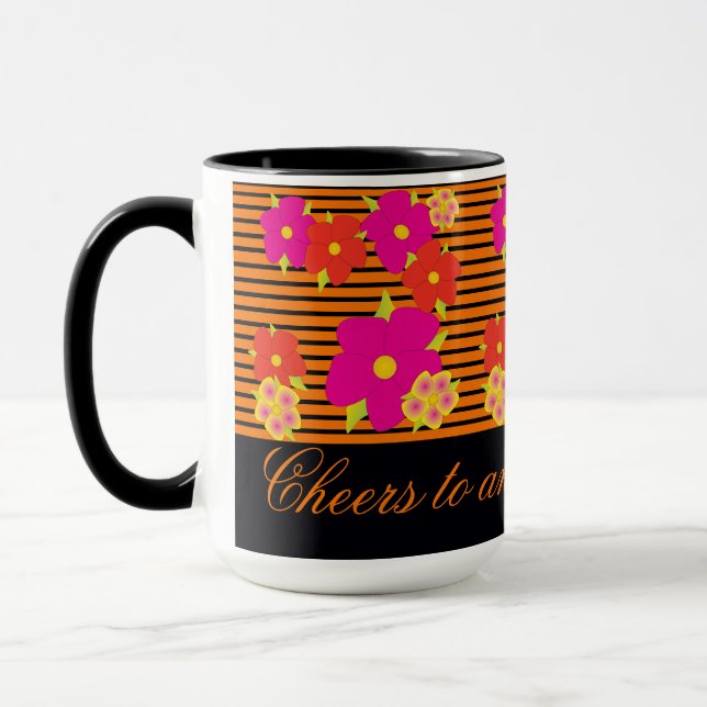 Orange Mugg till en Fantastisk dag (Vänster)