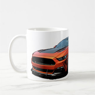 Orange Mustang S550 Kaffemugg