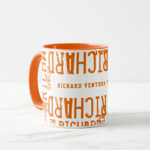 Orange Namn Coola Mugg