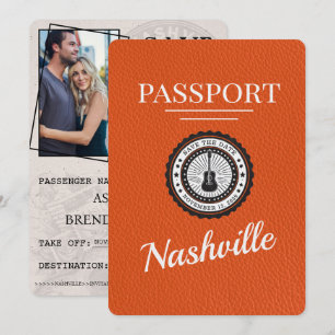 Orange Nashville Passport Spara datum Datumet
