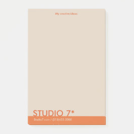 Orange - Naturliga serier Post-it Block