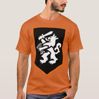orange Nederländernas lejona emblem T Shirt