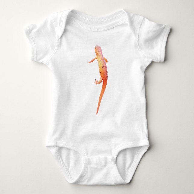 orange newt t shirt (Framsida)