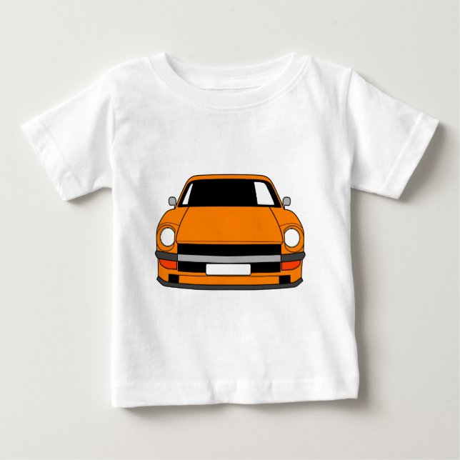 Orange Nissan 240z T skjorta Shirt (Framsida)