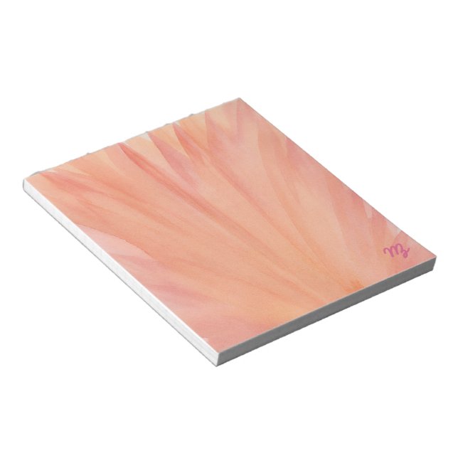 Orange Notepad Anteckningsblock (Vinklad)