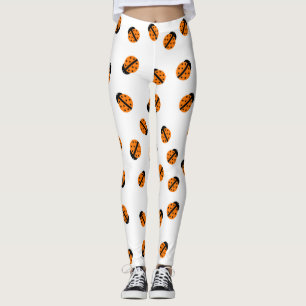 Orange Nyckelpiga Leggings