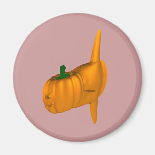 Orange Oceansk solfisk Magnet