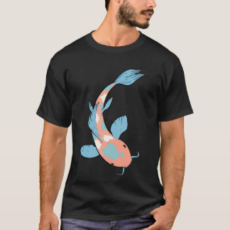Orange och blå Koi-fiskar T Shirt
