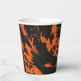 Orange och Black Graffiti Splatter